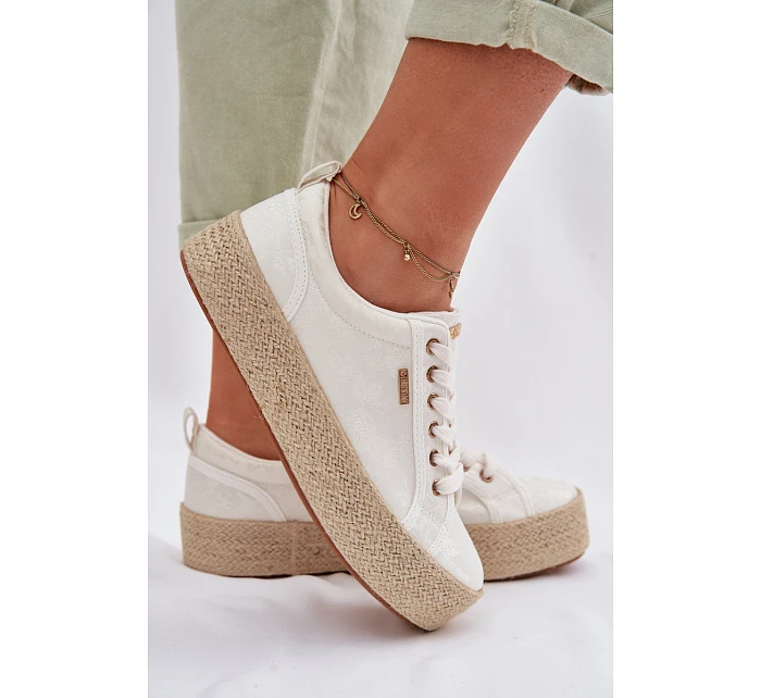 Dámské  na platformě Big Star Ecru model 22042729 - Big Star Shoes