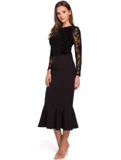 Dámská sukně K025 černá - Makover