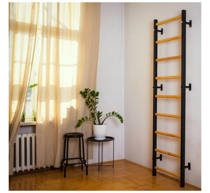 GYMNASTICKÝ ŽEBŘÍK S NASTAVITELNOU KOVOVOU TYČÍ 731B BENCHK