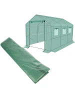 Krycí plech pro zahradní tunel 200x350x200 cm ZELENÝ Krycí plech pro zahradní tunel 200x350x200 cm ZELENÝ