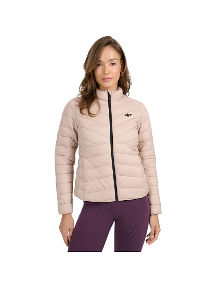 Dámská bunda 4F F0855 béžová 4FWSS26TDJAF0855 83S
