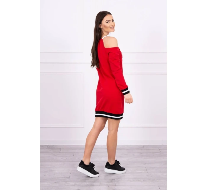 Tres Chic červené šaty