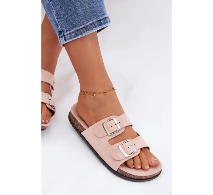 Dámské žabky Světle růžové model 21908455 - Boto