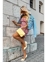 Lakované lodičky z imitace kůže Žluté Tropessa