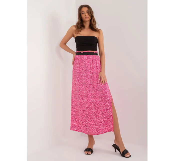 Spódnica model 21275339 ciemny różowy - FPrice Spódnica model 21275339 ciemny różowy - FPrice