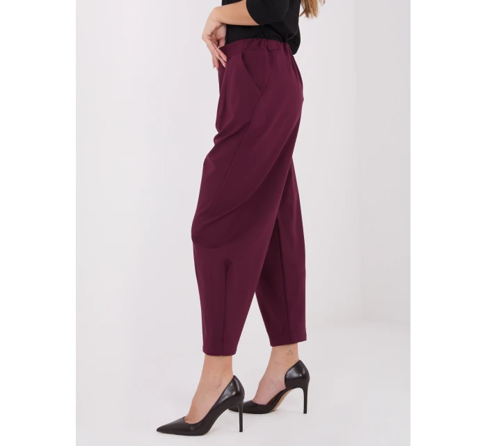 Spodnie IT SP model 21782588 bordowy - FPrice