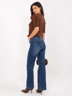 Spodnie jeans SP  ciemny niebieski model 21734314 - FPrice