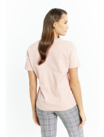 Monnari Trička s krátkým rukávem Pletené tričko Light Pink