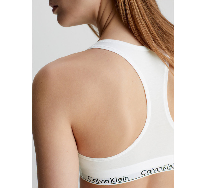 Dámská podprsenka Bralette Modern Cotton 0000F3785E100 bílá - Calvin Klein
