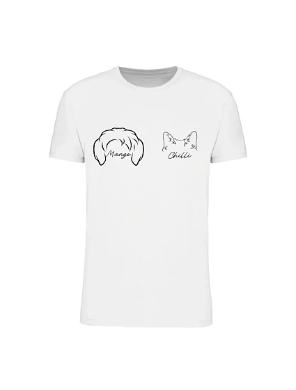 Personalizované dámské tričko se zvířecímí oušky Personalizované dámské tričko se zvířecímí oušky