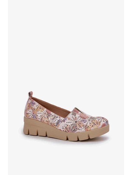 Dámské polobotky model 21038459 Béžová mix Jezzi - Inello