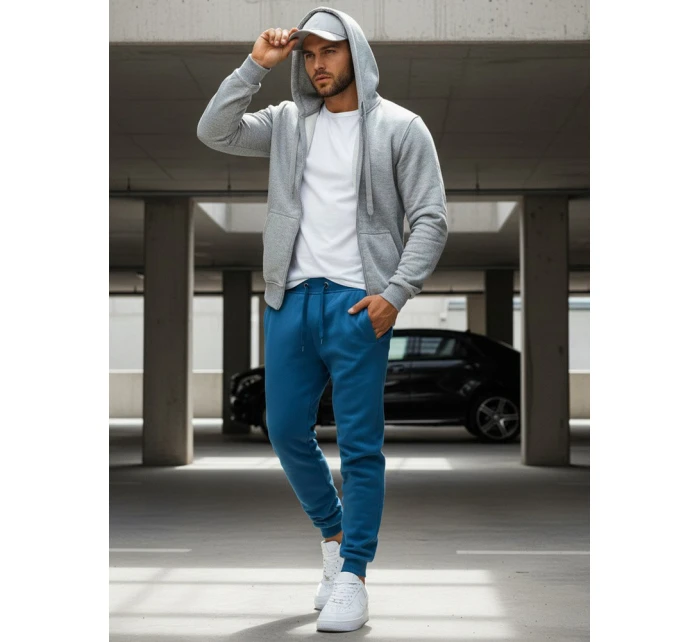 Pánské modré tepláky Dstreet model 21964544 - FashionStreet Pánské modré tepláky Dstreet model 21964544 - FashionStreet