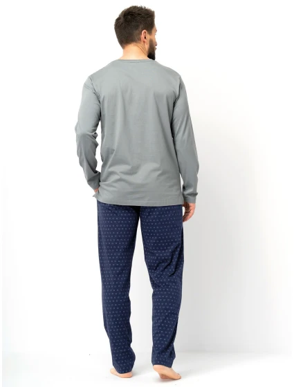 Pánské pyžamo MNS model 21299841 B25 long/r M2XL - Key
