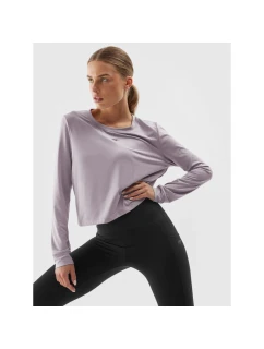 Dámské rychleschnoucí tenké tréninkové tričko s dlouhým rukávem 4F
