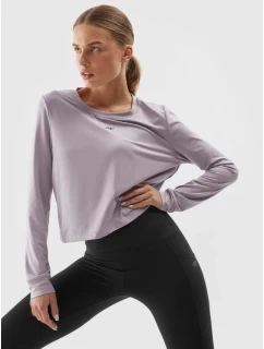Dámské rychleschnoucí tenké tréninkové tričko s dlouhým rukávem 4F