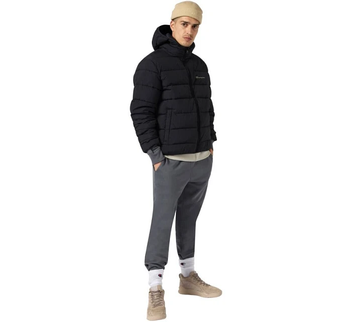 Pánská bunda s kapucí černá model 21813684 KK001 pánské - CHAMPION Pánská bunda s kapucí černá model 21813684 KK001 pánské - CHAMPION