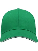 Sport Sandwich 6 panelová kšiltovka green/white model 22479522 - Atlantis Headwear Sport Sandwich 6 panelová kšiltovka green/white model 22479522 - Atlantis Headwear