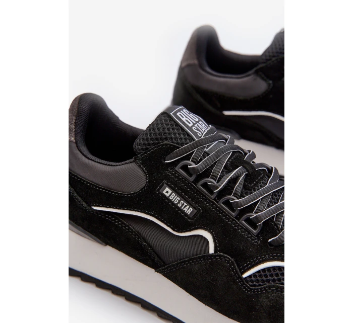Pánské tenisky Big Star NN174321 s paměťovou pěnou Černé Pánské tenisky Big Star NN174321 s paměťovou pěnou Černé