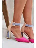 Sandály Na Podpatku Se Fuchsie model 21684431 - Boto Sandály Na Podpatku Se Fuchsie model 21684431 - Boto