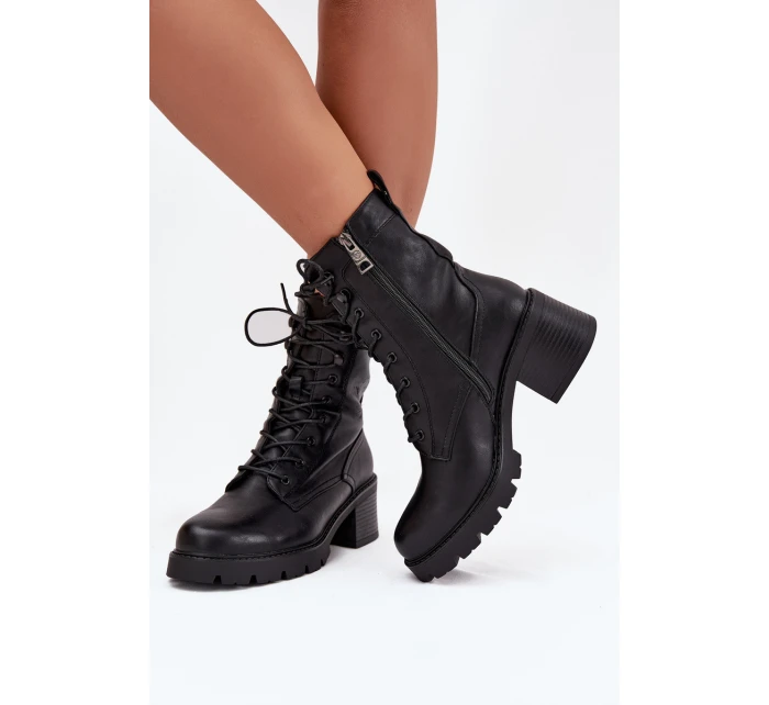 Dámské workery na černé model 21708027 - VINCEZA Dámské workery na černé model 21708027 - VINCEZA