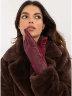 AT RK rukavice model 20585865 bordó - FPrice