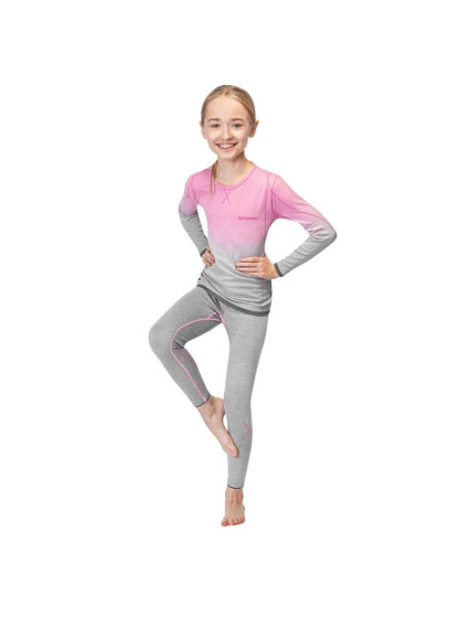 Dětské dívčí termo Set Jr  šedá  model 19389767 - Spokey