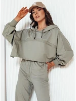 Dámská tepláková souprava olivová model 21975270 - Dstreet Dámská tepláková souprava olivová model 21975270 - Dstreet