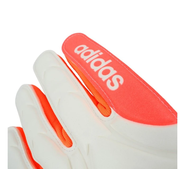 Brankářské rukavice adidas Copa League bílé a oranžové JN5343 Brankářské rukavice adidas Copa League bílé a oranžové JN5343