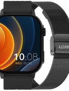 Chytré hodinky Black Strap + Black model 21805511 - Gravity