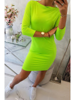 Klasické zelené neonové šaty