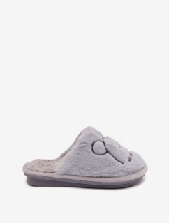 Dětské pantofle s kožešinou modré Norene