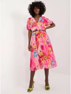 Sukienka DHJ SK  różowy model 21271988 - FPrice