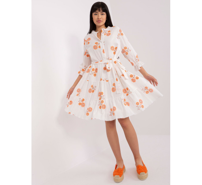 Sukienka LK SK 509346.85 pomarańczowy