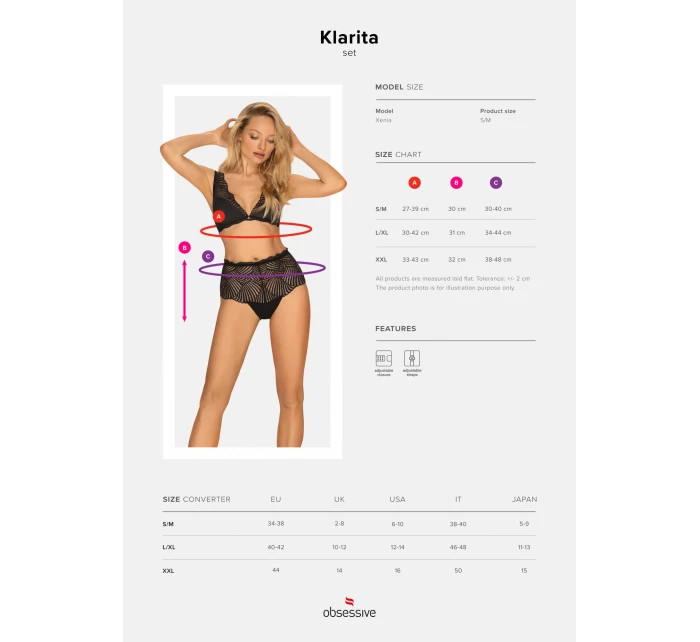 Poutavý set Klarita set - Obsessive Poutavý set Klarita set - Obsessive