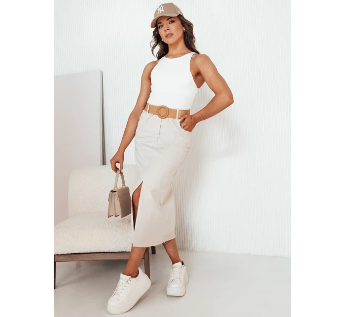 ELLENA béžová sukně FashionStreet CY0449