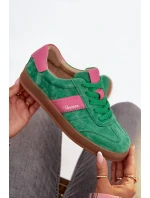 Semišové dámské tenisky Vinceza 79576 zelené Semišové dámské tenisky Vinceza 79576 zelené