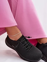 Materiálové Dámské Sportovní Boty Černé Carmivelle