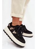 Dámské tenisky na platformě černé model 22039766 - Boto Dámské tenisky na platformě černé model 22039766 - Boto