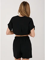 Šortky D60103M62612KA4 černá Šortky D60103M62612KA4 černá