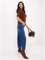 Spodnie jeans SP  ciemny niebieski model 21734308 - FPrice