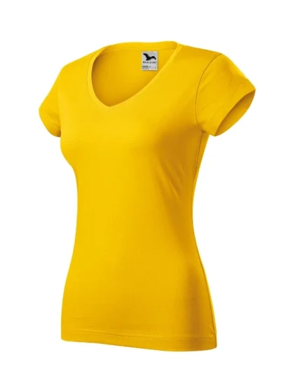 Fit V-neck tričko dámské žlutá Fit V-neck tričko dámské žlutá