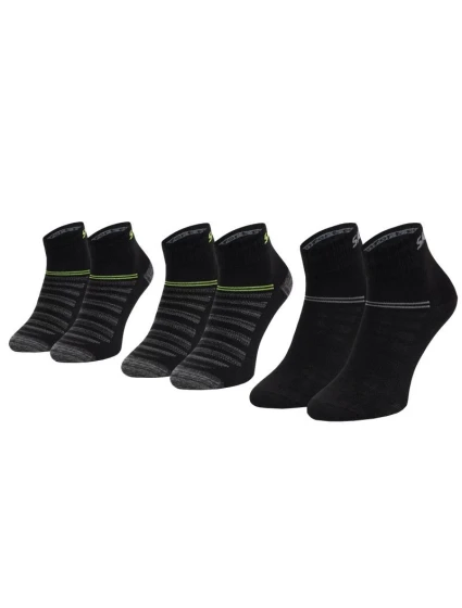 Skechers 3PPK Wm Mesh Ventilation Quarter Socks SK42017-9997 Black 35-38 Skechers 3PPK Wm Mesh Ventilation Quarter Socks SK42017-9997 Black 35-38