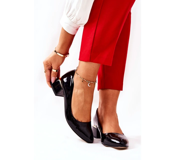 Lakované lodičky Lewski model 21571509 Černé - Boto