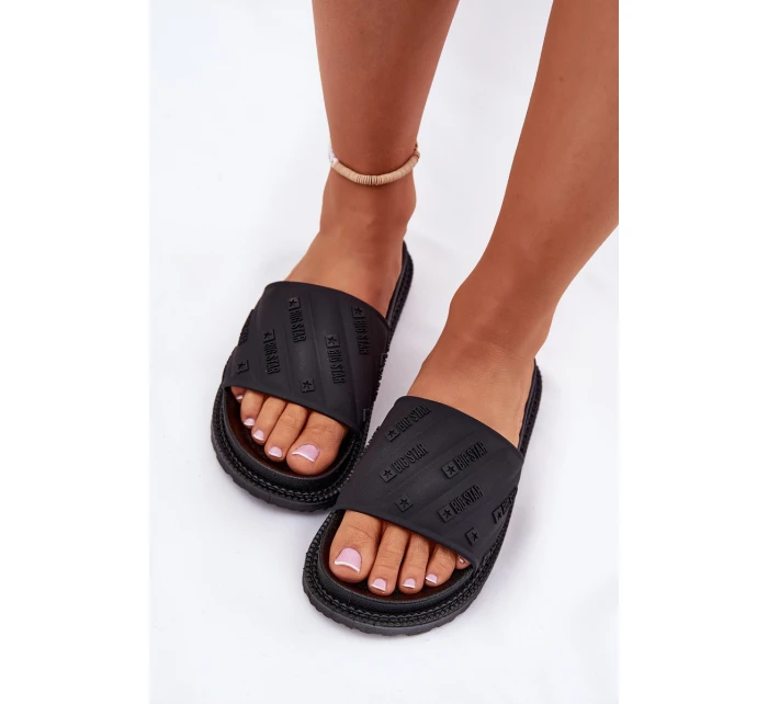 Dámské Pantofle Na Platformě Big Star model 21694565 Černé - Big Star Shoes Dámské Pantofle Na Platformě Big Star model 21694565 Černé - Big Star Shoes