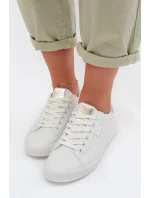 Dámské Tenisky Eko Kůže Big Star TT274020 Bílé Dámské Tenisky Eko Kůže Big Star TT274020 Bílé