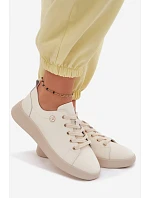 Kožené dámské polobotky Vinceza 41508 světle béžové