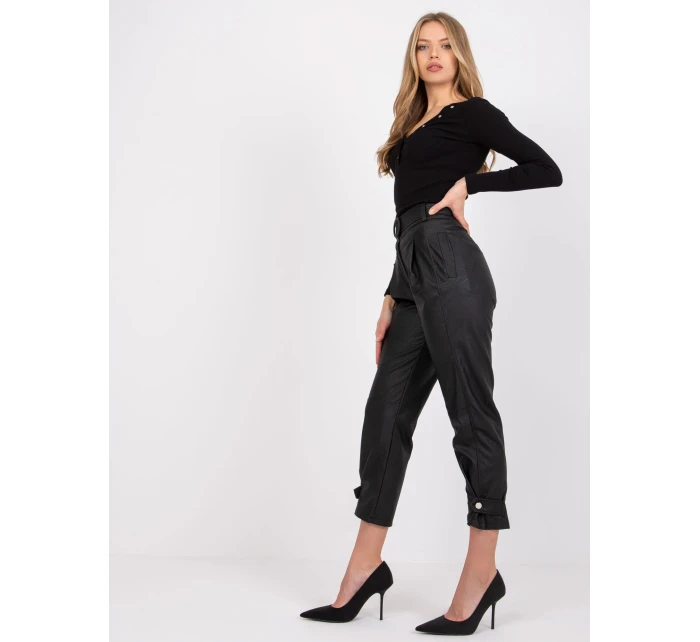 Spodnie DHJ SP model 20961819 czarny - FPrice Spodnie DHJ SP model 20961819 czarny - FPrice