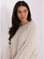 Sweter IT SW model 21766156 jasny beżowy - FPrice Sweter IT SW model 21766156 jasny beżowy - FPrice