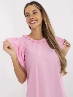 Sukienka LK SK model 21156208 różowy - FPrice Sukienka LK SK model 21156208 różowy - FPrice
