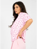 Bluzka MI BZ model 21948922 jasny różowy - FPrice Bluzka MI BZ model 21948922 jasny różowy - FPrice